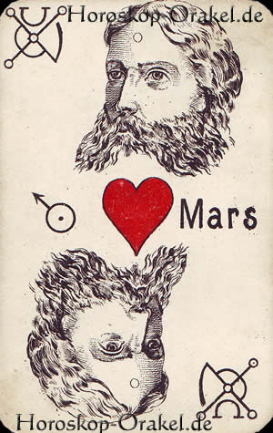 Der Mars, Steinbock Tageskarte Arbeit und Finanzen für heute