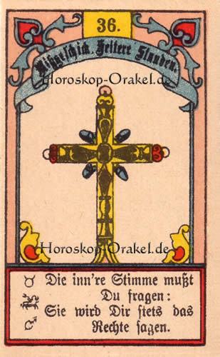 Das Kreuz im Steinbock Tageshoroskop morgen