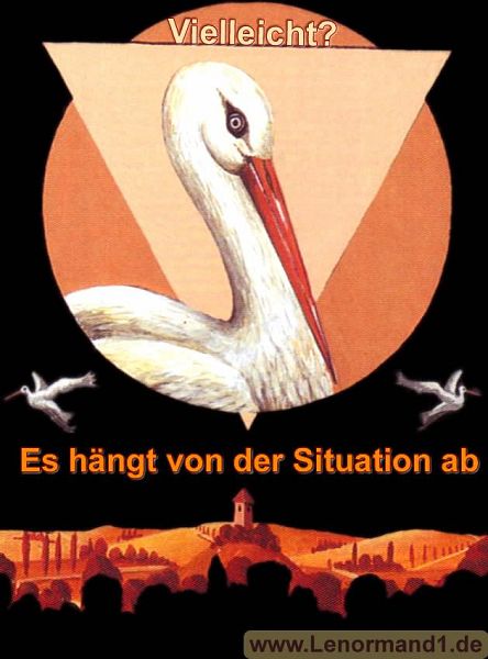 Der Storch antwortet vielleicht